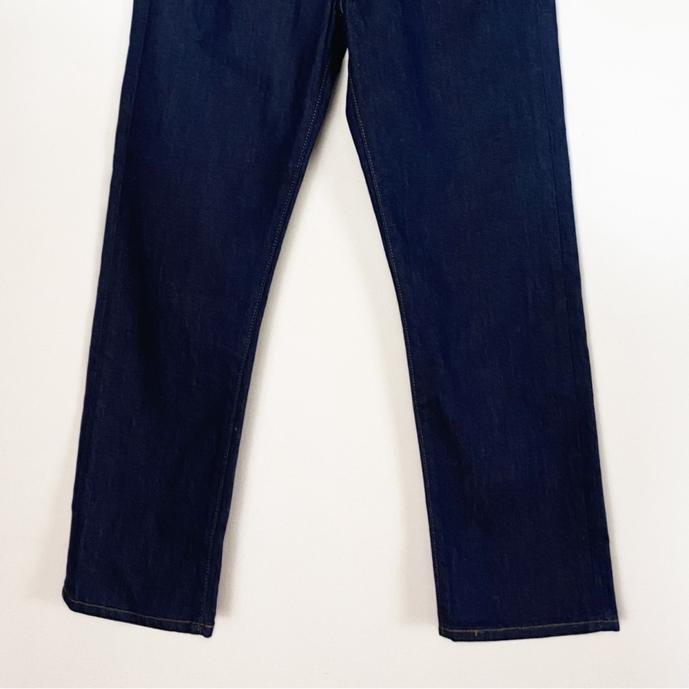 Levi's Dark Blue Straight Leg Jeans with Fringe Pocket - Picture 6 of 15